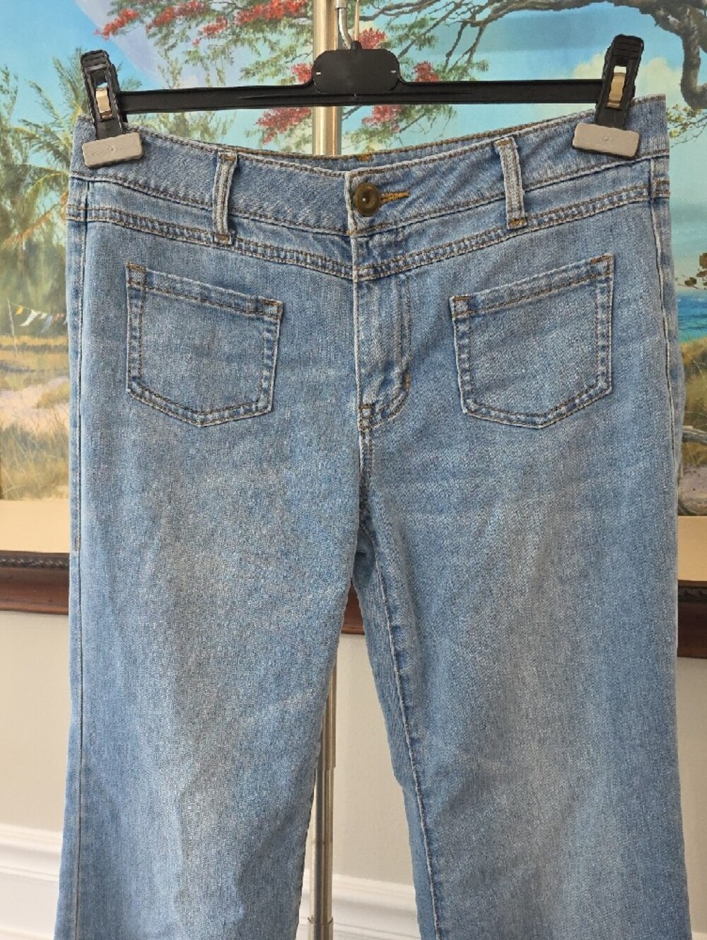 CAbi Light Blue Wide-Leg Jeans - Picture 5 of 7